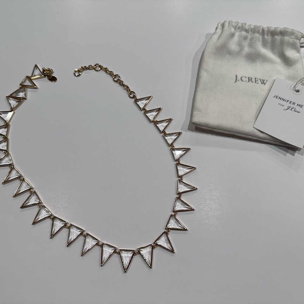 Jennifer Meyer for J. Crew Carson Triangle Necklace